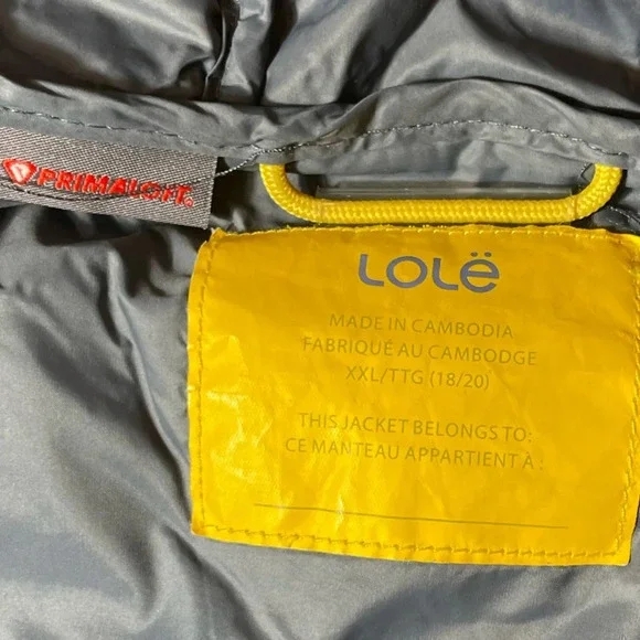 Lole Navy Blue Lightweight Packable Mini  Puffer Coat - Picture 7 of 14